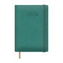 Agenda Anual (2026) Dohe Samba Cosida Tapa Extra Polipiel Con Goma 150X210 D/P Verde
