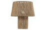 DKD Home Decor Lámpara de Sobremesa de Yute y Metal Natural Marrón