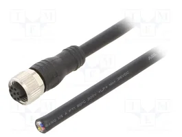 ABB Cable para sensores M12 hembra recto 10m