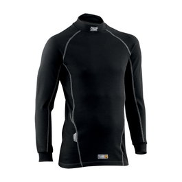 Omp OMPIE0-0771-A01-071-XXL Camiseta Interior Ignífuga FIA 8856-2018 Negro Talla XXL