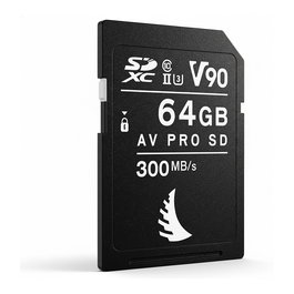 Angelbird AV PRO SD MK2 V90 Tarjeta de Memoria SDXC UHS-II 64GB 300MB/s 280MB/s Negro