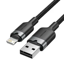Vention Cable USB a Lightning LANBF Negro 1m 480Mbps