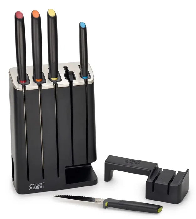Joseph Joseph Set de cuchillos con bloque de 6 piezas Multicolor Joseph Joseph Set de cuchillos con bloque de 6 piezas Multicolor