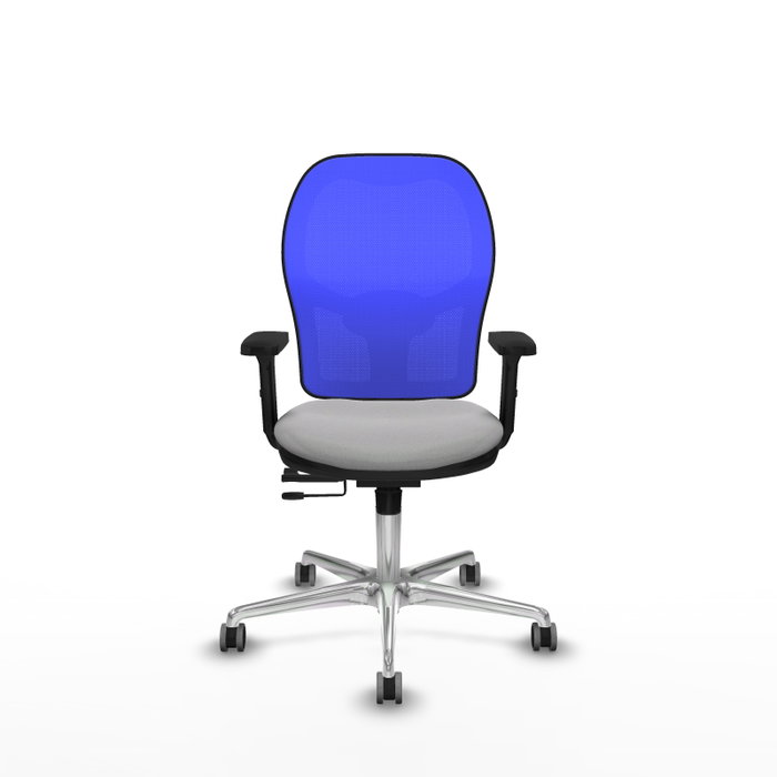 PIQUERAS Y CRESPO Silla de oficina Jorquera Gris claro y Azul PIQUERAS Y CRESPO Silla de oficina Jorquera Gris claro y Azul