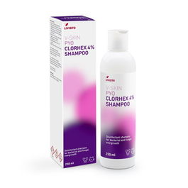 V-Skin Pyo Clorhex 4% Shampoo para Perros y Gatos con Clorhexidina, 250 mL