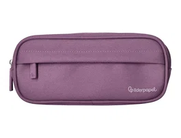 Liderpapel Estuche portatodo Classic ovalado morado