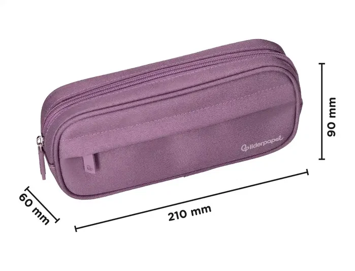 Liderpapel Estuche portatodo Classic ovalado morado Liderpapel Estuche portatodo Classic ovalado morado