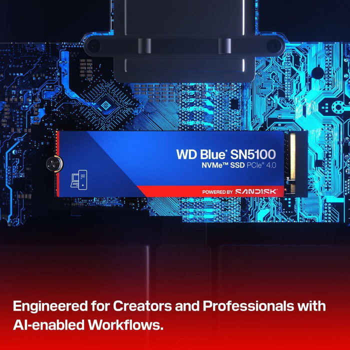 Western Digital WD Blue SN5100 4 TB SSD M.2 2280 PCIe 4.0 NVMe Western Digital WD Blue SN5100 4 TB SSD M.2 2280 PCIe 4.0 NVMe