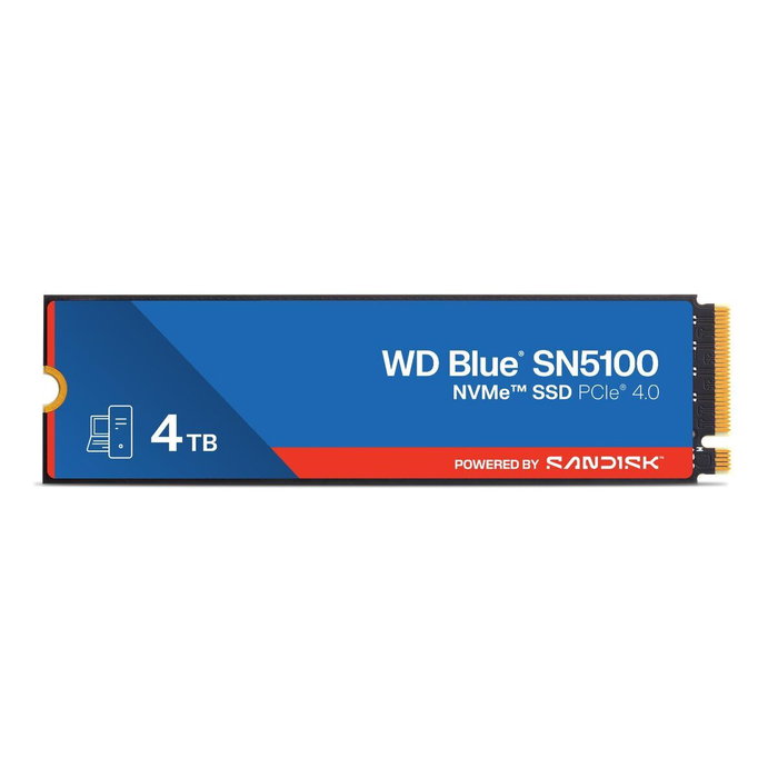 Western Digital WD Blue SN5100 4 TB SSD M.2 2280 PCIe 4.0 NVMe Western Digital WD Blue SN5100 4 TB SSD M.2 2280 PCIe 4.0 NVMe