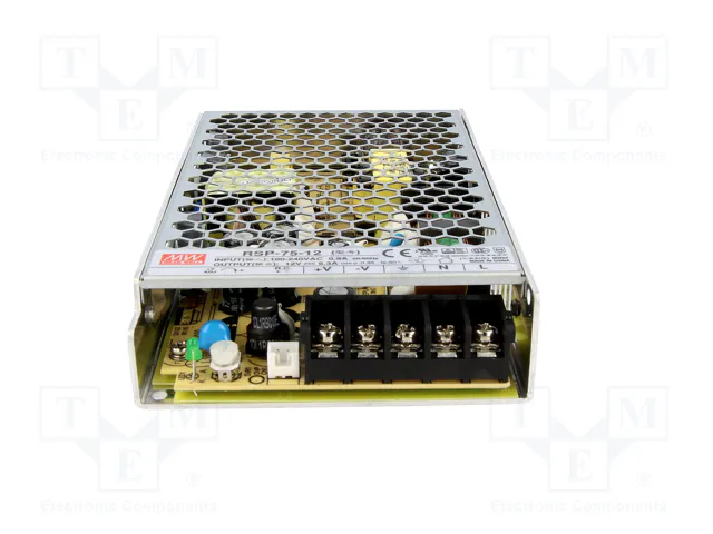 MEAN WELL RSP-75-12 Fuente de alimentación de 75,6W 12VDC MEAN WELL RSP-75-12 Fuente de alimentación de 75,6W 12VDC