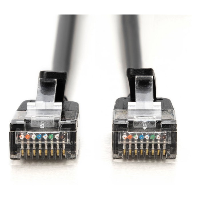 Digitus CAT 6A F/FTP Slim Patchkabel 0,50m schwarz