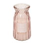 Home Deco Factory Vela Perfumada Jarrón Bougie 15 cm - Aromas Surtidos (Rosa, Verde, Gris, Burdeos) 300 g Cera