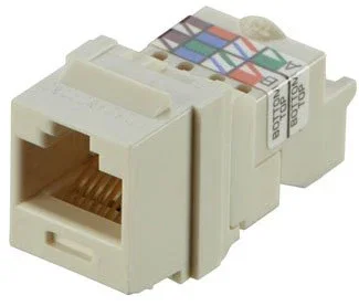 Panduit NK6TMIW Módulo de Conector de Red RJ45, Blanco