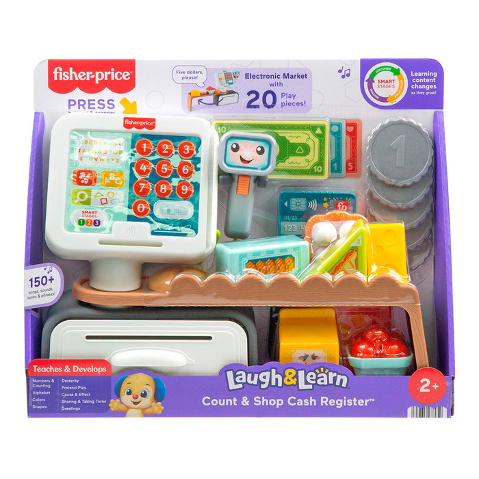 Fisher-Price Caja Registradora Rie y Aprende con accesorios Fisher-Price Caja Registradora Rie y Aprende con accesorios