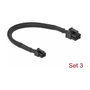 DeLOCK Juego de cables de alimentación 86735 para Mac Pro 2019