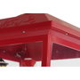 DKD Home Decor Farola LED de Plástico Roja con Efecto Nieve Musical