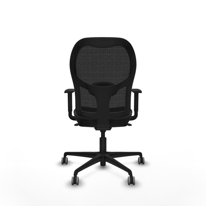 PIQUERAS Y CRESPO Silla de oficina Jorquera Gris oscuro y Negro