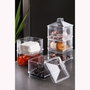 Hermia Set de Presentación de Alimentos 6 Piezas Acrílico Transparente para Gastronomía Elegante