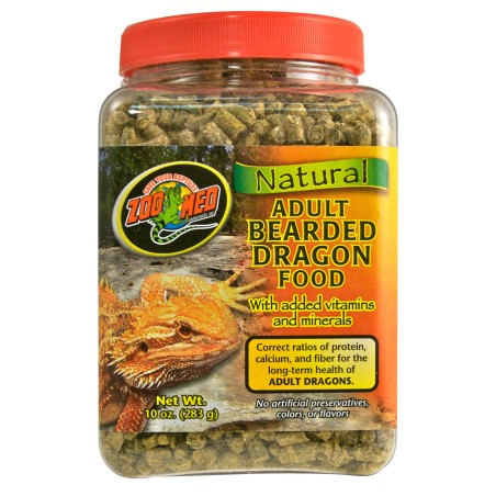 ZooMed Alimento para Dragones Barbudos Adultos con Vitaminas y Minerales Naturales