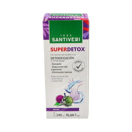 Santiveri Superdetox Jarabe 240Ml. Ayuda Eliminación Toxinas Vegan