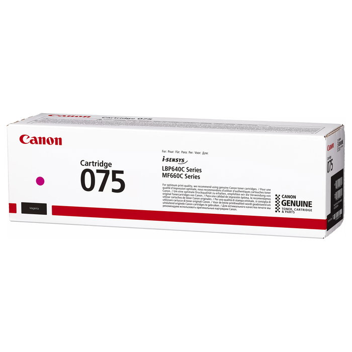 Canon Cartucho de Tóner 075 M Magenta (6363C002) Canon Cartucho de Tóner 075 M Magenta (6363C002)