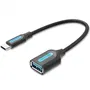 Vention Adaptador USB 3.1 Tipo-C Macho a USB 3.0 Hembra Negro 5Gbps CCVBB 0.15m