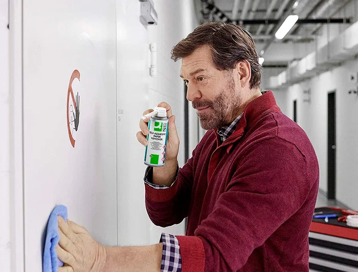 Q-connect Limpiador de Pegamento y Etiquetas Adhesivas, Spray 200 ml