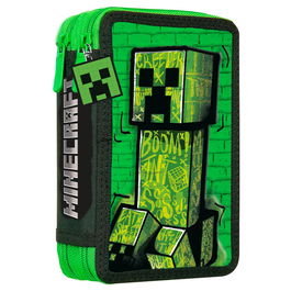 KIDS LICENSING Plumier doble Minecraft