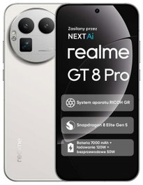 Realme GT 8 Pro 12/256 GB Diary White Smartphone Android 6.79" Cámara 200 MP 7000 mAh