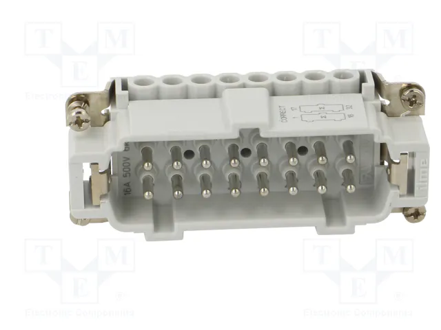 ILME JNEM16N Conector HDC Macho de 16 Pines