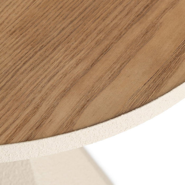 Mesita Crema Metal 45 X 45 X 56 cm