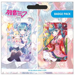 POPbuddies Hatsune Miku Pack de Chapas Set B