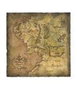 El Señor de los Anillos Litografia Parchment Map of Middle-earth 59 x 30 cm
