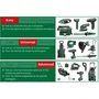 Bosch UniversalHedgePole 18 Tijera de podar de pértiga telescópica a batería 18V, 43 cm hoja, 200 m² cobertura, incluye batería y cargador