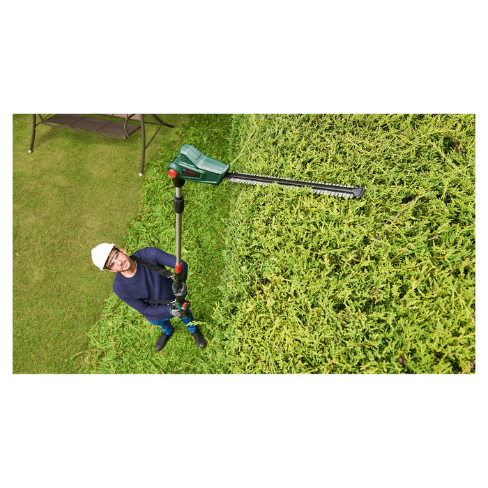 Bosch UniversalHedgePole 18 Cortasetos a Batería Telescópico, 43 cm, Altura Máxima 2.6 m, 18V Bosch UniversalHedgePole 18 Cortasetos a Batería Telescópico, 43 cm, Altura Máxima 2.6 m, 18V