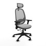 PIQUERAS Y CRESPO Silla de oficina Cilanco Gris, Mecanismo Sincro/Traslack
