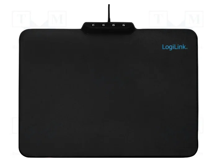 LOGILINK Alfombrilla de ratón Gaming RGB con LED, 360x260mm, Negro LOGILINK Alfombrilla de ratón Gaming RGB con LED, 360x260mm, Negro