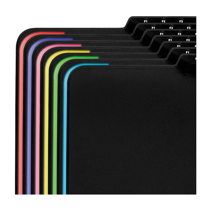 LogiLink Alfombrilla de Ratón Gaming RGB con Conexión USB-A, Silicona, 36x26cm, Negro