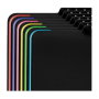 LogiLink Alfombrilla de Ratón Gaming RGB con Conexión USB-A, Silicona, 36x26cm, Negro