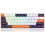Redragon K683WBO-RGB-M FIDD Teclado Gaming Mecánico 61 Teclas RGB USB Cable Blanco-Negro Layout Polaco
