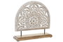 DKD Home Decor Decoración Mango y Metal Arco Desgastado