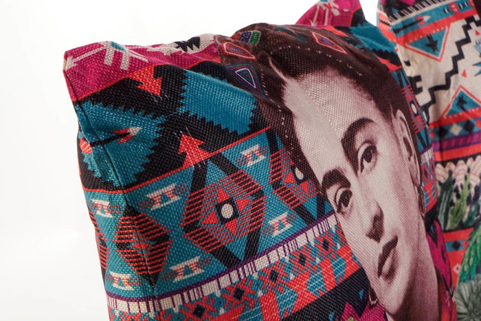 DKD Home Decor Cojín Frida Multicolor Surtido de 2