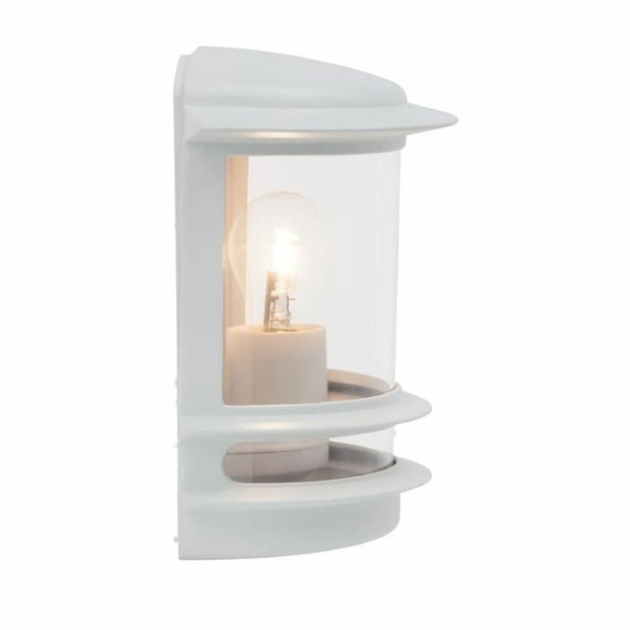 Brilliant Hollywood Aplique de exterior Blanco brillante 25 cm Brilliant Hollywood Aplique de exterior Blanco brillante 25 cm