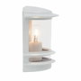 Brilliant Hollywood Aplique de exterior Blanco brillante 25 cm