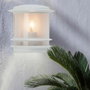 Brilliant Hollywood Aplique de exterior Blanco brillante 25 cm