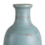 Jarrón Turquesa Terracota Decoración 28 X 30 X 67 cm