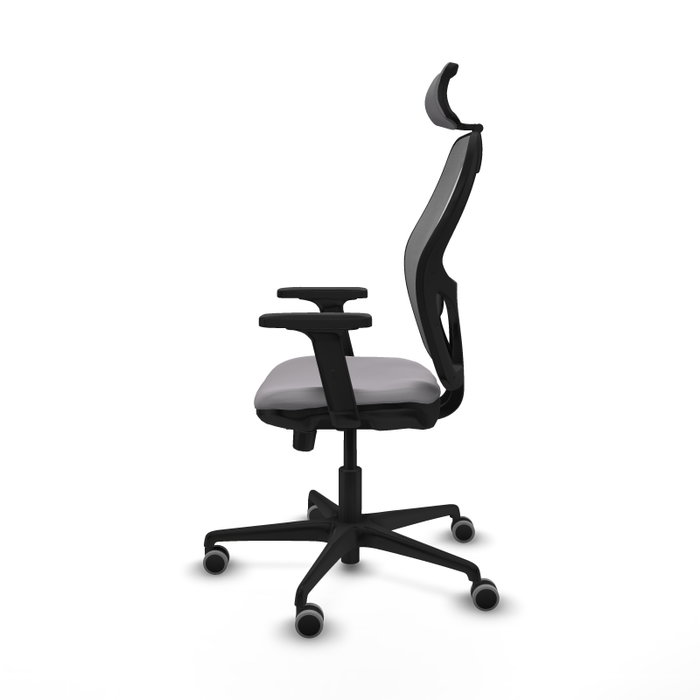 PIQUERAS Y CRESPO Silla de oficina Jorquera Gris con Mecanismo Sincro/Traslack