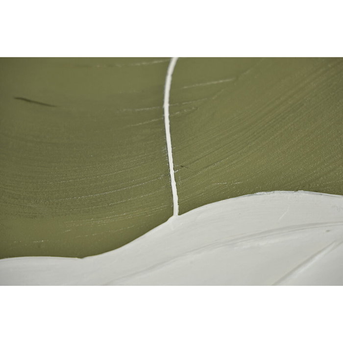 DKD Home Decor Cuadro Lienzo Abstracto Surtido de 2 Piezas Verde y Blanco 80x120 cm