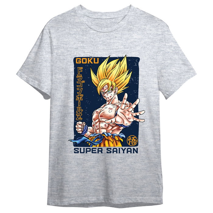 TOEI ANIMATION Camiseta Goku Super Saiyan Dragon Ball Z adulto Talla S