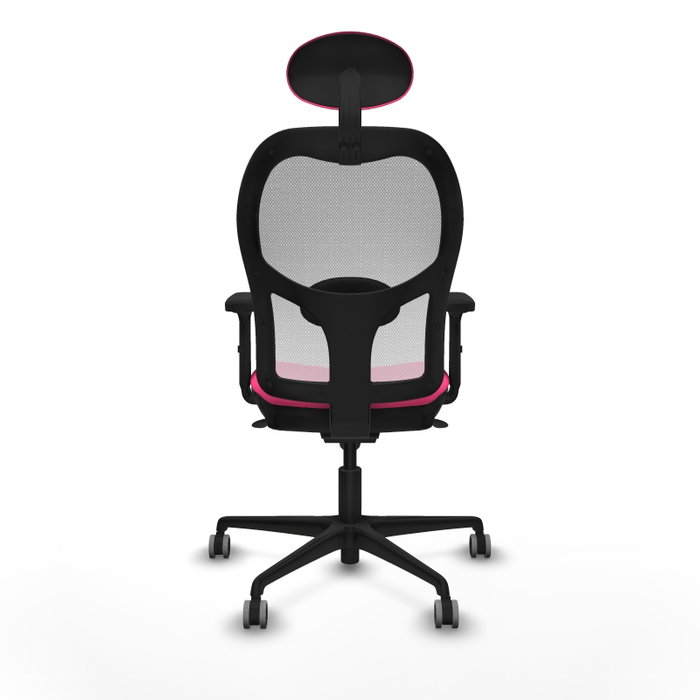 PIQUERAS Y CRESPO Silla de oficina Jorquera Rosa y Blanco PIQUERAS Y CRESPO Silla de oficina Jorquera Rosa y Blanco
